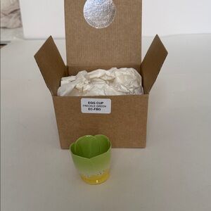 Mustardseed and Moonshine Collectible Freckle Green Egg Cup